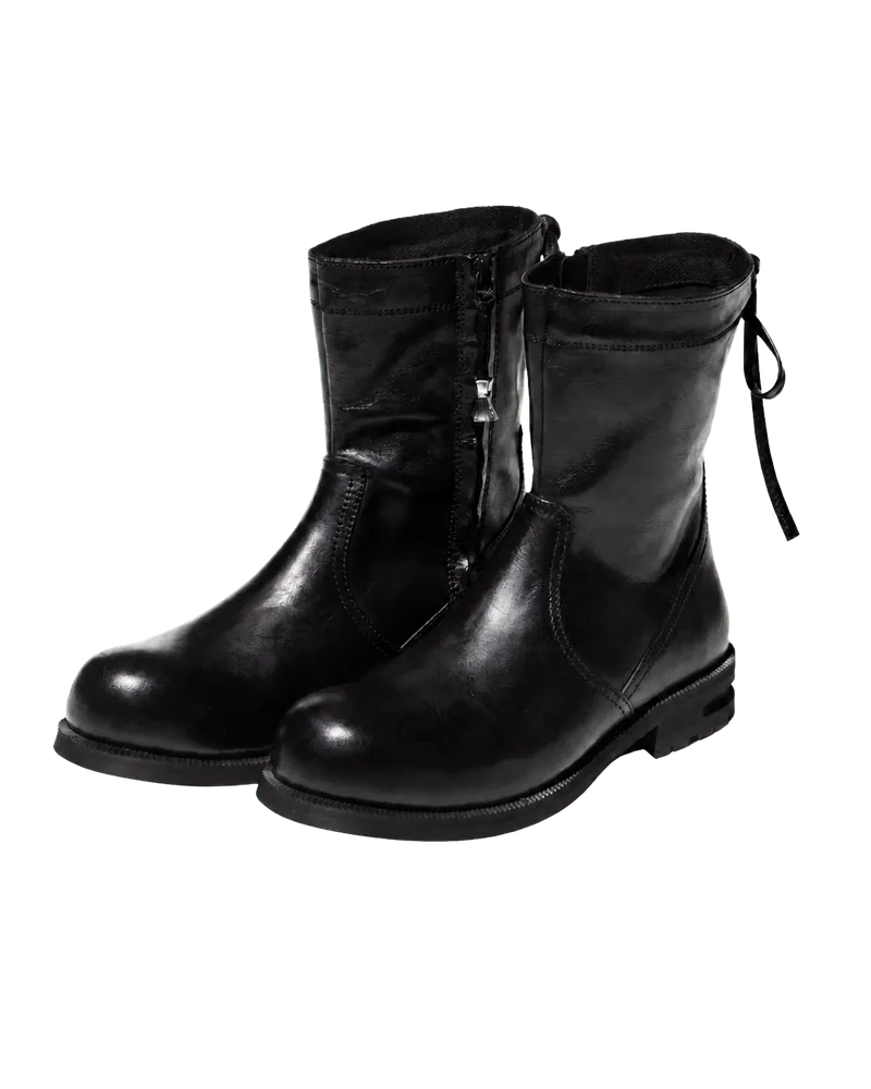 Kiko Kostadinov Black Farkas Boots